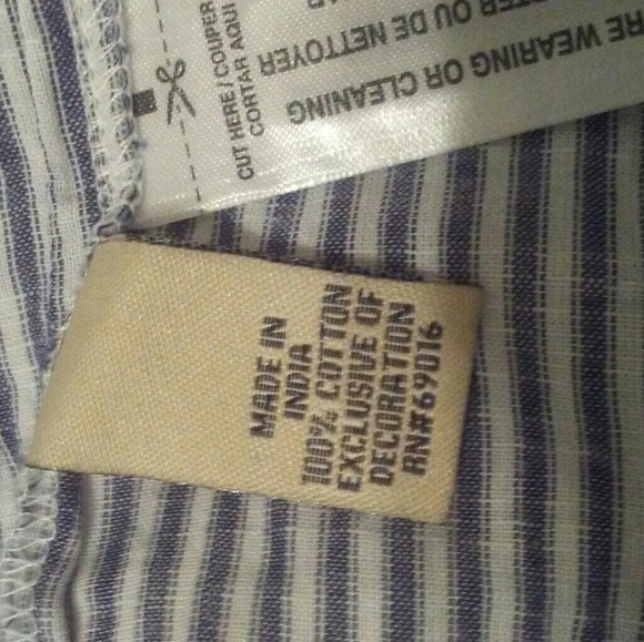 Ruff Hewn Chambray Tunic Top - Picture 6 of 9